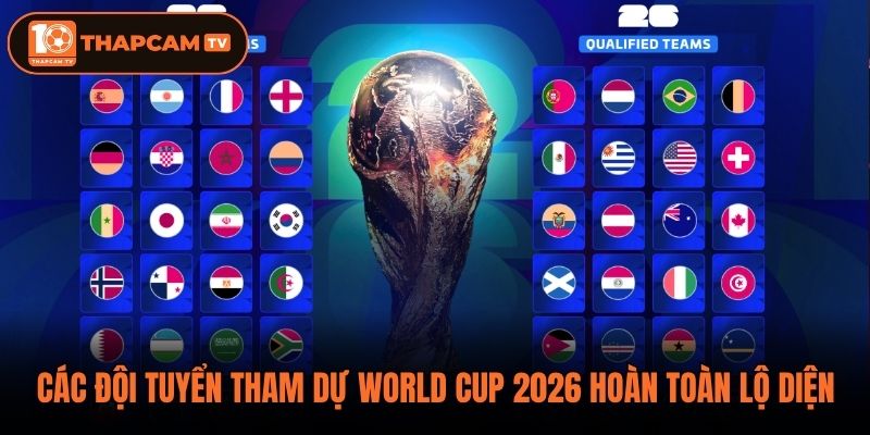 Các Đội Tuyển Tham Dự World Cup 2026 Hoàn Toàn Lộ Diện