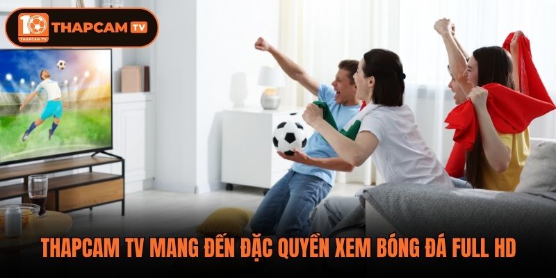 Thapcam tv mang đến đặc quyền xem bóng đá full HD