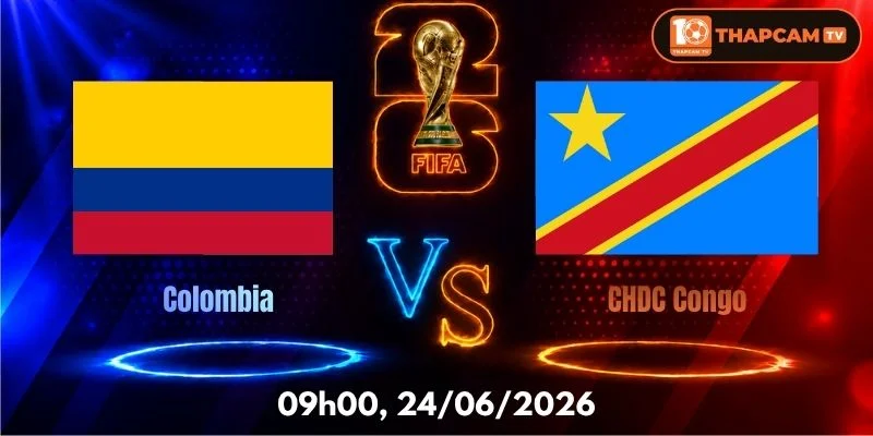 Soi Kèo Nhà Cái Colombia Vs CHDC Congo – 09h00, Ngày 24/06