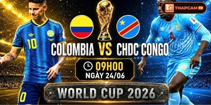 Soi kèo nhà cái Colombia vs CHDC Congo là kèo đấu quyết định cho chiếc vé đi tiếp tại bảng K.