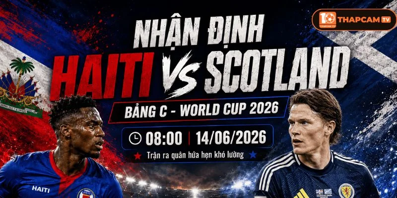 Soi kèo nhà cái Haiti vs Scotland tại bảng C không có sự chênh lệch quá lớn.