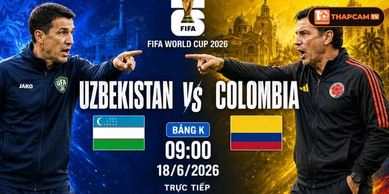 Lịch sử đối đầu Uzbekistan vs Colombia chưa từng có trận đối đầu chính thức.
