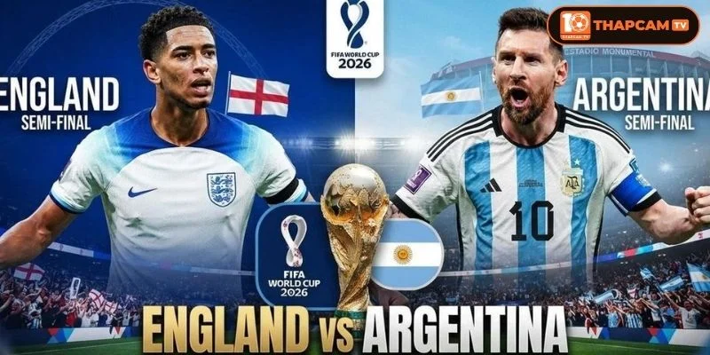Soi kèo nhà cái Anh vs Argentina là kèo đấu cân sức tại vòng Bán kết. 
