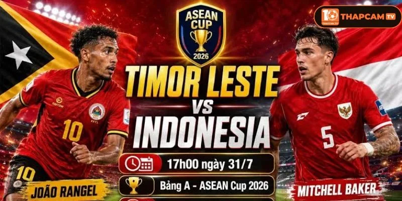 Lịch sử đối đầu Đông Timo vs Indonesia cho thấy Indonesia hoàn toàn trên cơ Đông Timo.
