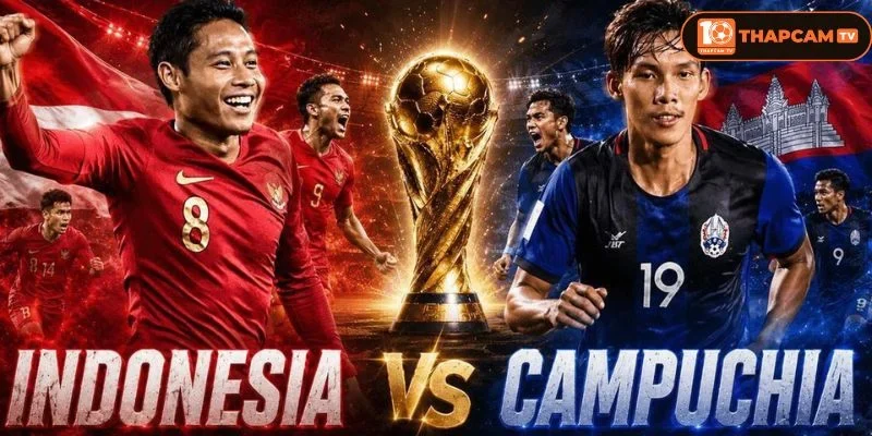 Soi kèo nhà cái Indonesia vs Campuchia là kèo đấu mở màn bảng B của ASEAN CUP 2026.
