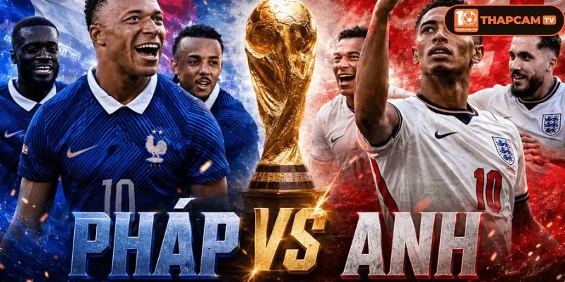 Soi kèo nhà cái Pháp vs Anh là kèo đấu cân sức tại vòng Bán kết. 